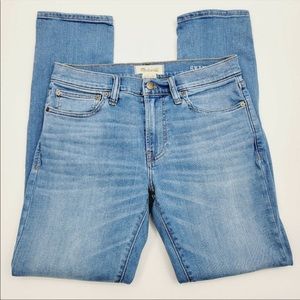 Madewell Men's Skinny Jeans in Beacham Wash Size 32 Super Stretch Denim Blue